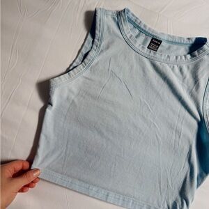 SHEIN Light Blue Tank Top